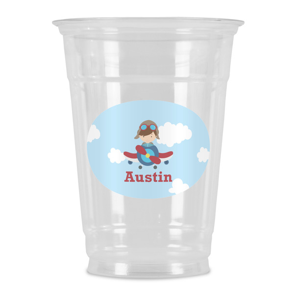 Custom Airplane & Pilot Party Cups - 16oz (Personalized)