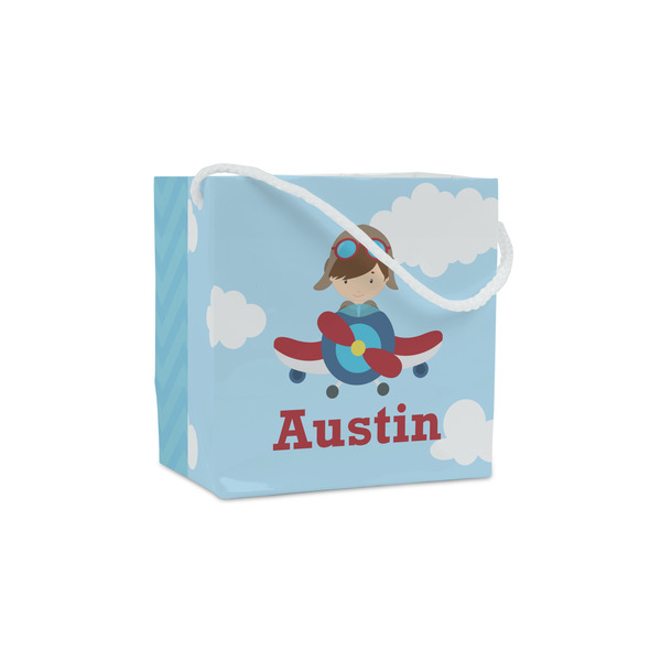 Custom Airplane & Pilot Party Favor Gift Bags - Gloss (Personalized)
