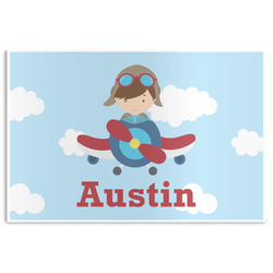 Airplane & Pilot Disposable Paper Placemats (Personalized)