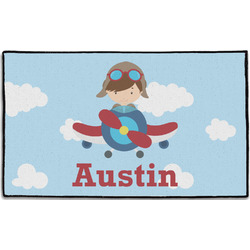 Airplane & Pilot Door Mat - 60"x36" (Personalized)