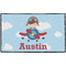 Airplane & Pilot Door Mat - 60"x36" (Personalized)