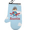 Airplane & Pilot Personalized Oven Mitt - Left