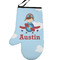 Airplane & Pilot Left Oven Mitt (Personalized)