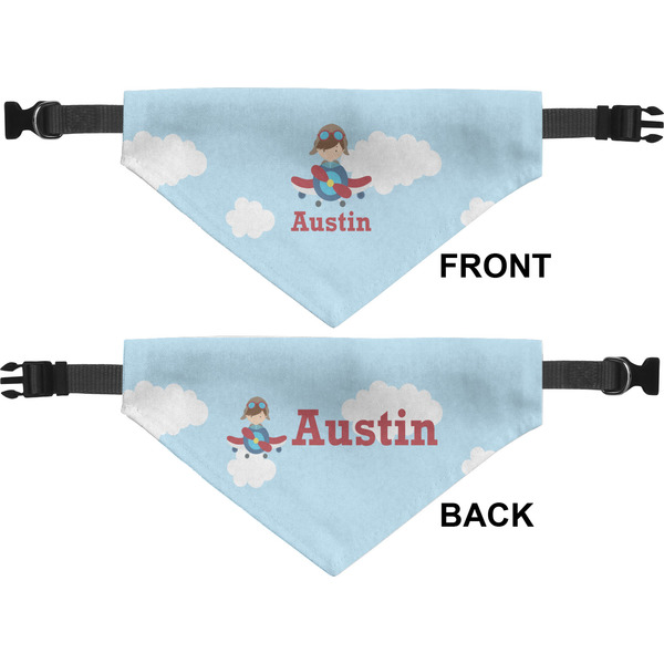 Airplane & Pilot Pet Bandana Approval