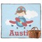 Airplane & Pilot Outdoor Picnic Blanket (Personalized)