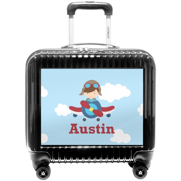 Custom Airplane & Pilot Pilot / Flight Suitcase (Personalized)