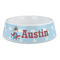 Airplane & Pilot Plastic Dog Bowl - Large (Personalized)