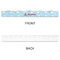 Airplane & Pilot Plastic Ruler - 12" - APPROVAL