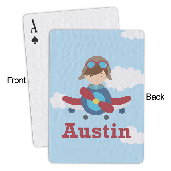 Airplane & Pilot Playing Cards - Approval