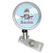 Airplane & Pilot Retractable Badge Reel (Personalized)
