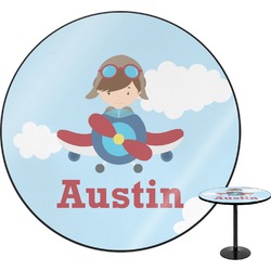 Airplane & Pilot Round Table (Personalized)