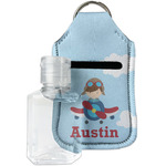 Airplane & Pilot Hand Sanitizer & Keychain Holder - Small (Personalized)