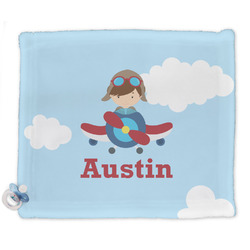 Airplane & Pilot Security Blanket (Personalized)