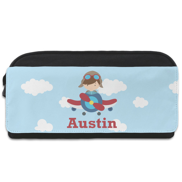 Custom Airplane & Pilot Shoe Bag (Personalized)