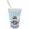 Airplane & Pilot Sippy Cup with Straw (Personalized)