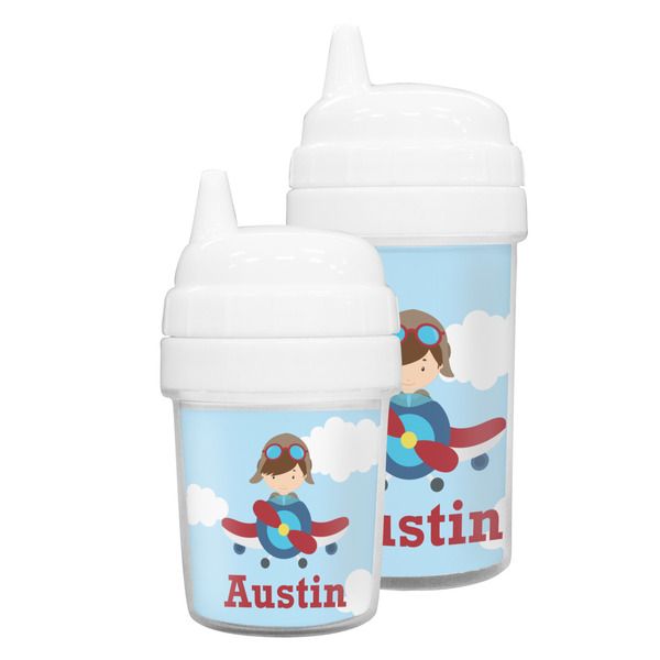 Airplane & Pilot Sippy Cups