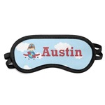 Airplane & Pilot Sleeping Eye Mask - Small (Personalized)