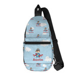 Airplane & Pilot Sling Bag (Personalized)