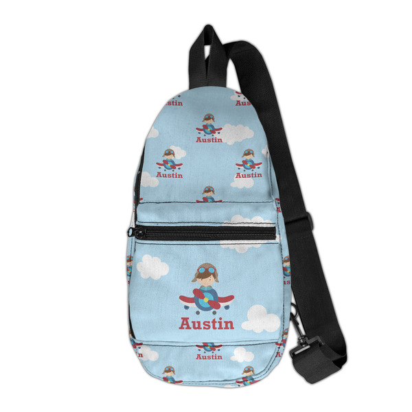Custom Airplane & Pilot Sling Bag (Personalized)