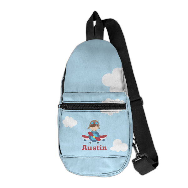 Custom Airplane & Pilot Sling Bag (Personalized)