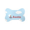 Airplane & Pilot Bone Shaped Dog Food Mat (Small) (Personalized)