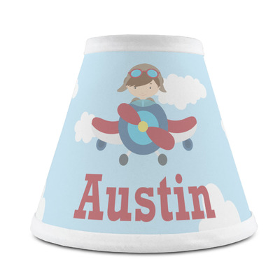 Airplane & Pilot Chandelier Lamp Shade (Personalized)