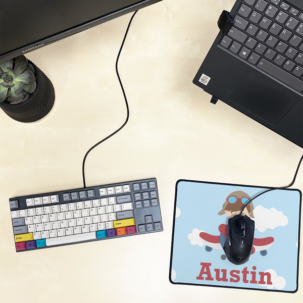 Airplane & Pilot Small Gaming Mats - LIFESTYLE