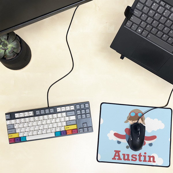 Airplane & Pilot Small Gaming Mats - LIFESTYLE