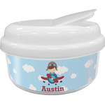 Airplane & Pilot Snack Container (Personalized)