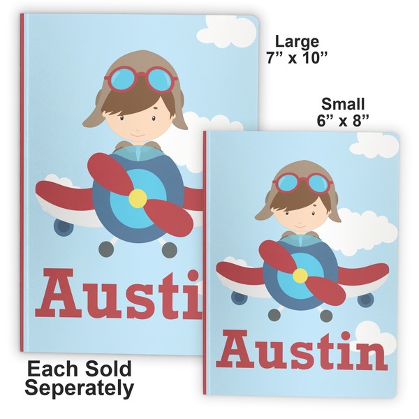 Airplane & Pilot Soft Cover Journal - Compare