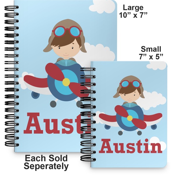 Airplane & Pilot Spiral Journal - Comparison