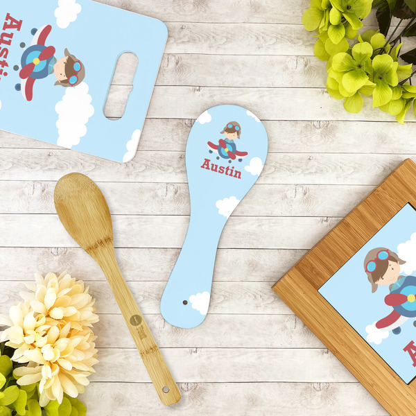 Airplane & Pilot Spoon Rest Trivet - LIFESTYLE