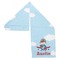Airplane & Pilot Sports Towel Folded - Both Sides Showing