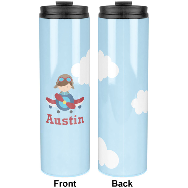 Airplane & Pilot Stainless Steel Tumbler 20 Oz - Approval