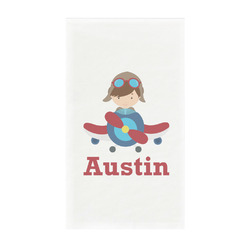 Airplane & Pilot Guest Towels - Full Color - Standard (Personalized)
