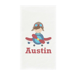 Airplane & Pilot Guest Paper Towels - Full Color - Standard (Personalized)