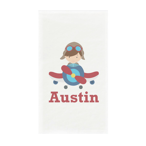 Custom Airplane & Pilot Guest Paper Towels - Full Color - Standard (Personalized)