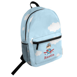 Airplane & Pilot Student Backpack (Personalized)