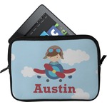 Airplane & Pilot Tablet Case / Sleeve - Small (Personalized)