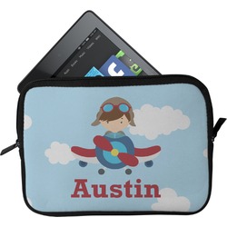 Airplane & Pilot Tablet Case / Sleeve (Personalized)