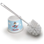 Airplane & Pilot Toilet Brush (Personalized)