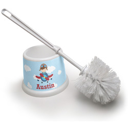 Airplane & Pilot Toilet Brush (Personalized)