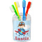 Airplane & Pilot Toothbrush Holder (Personalized)