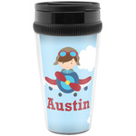 Airplane & Pilot Acrylic Travel Mug without Handle (Personalized)