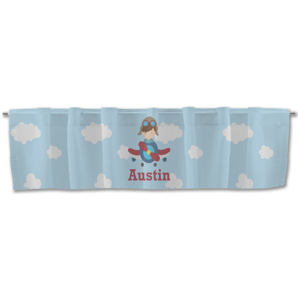 Airplane & Pilot Valance - Front