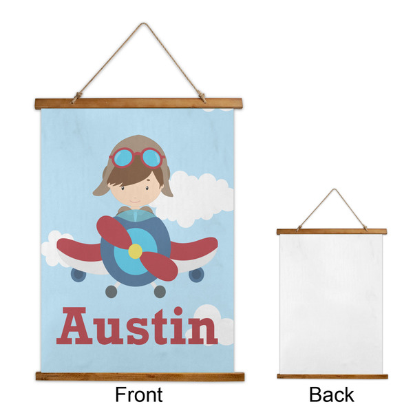 Airplane & Pilot Wall Hanging Tapestry - Portrait - APPROVAL