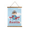 Airplane & Pilot Wall Hanging Tapestry - Portrait - MAIN