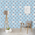 Airplane & Pilot Wallpaper & Surface Covering (Water Activated - Removable)