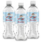 Airplane & Pilot Water Bottle Labels - Front View