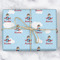 Airplane & Pilot Wrapping Paper Roll - Matte - Wrapped Box